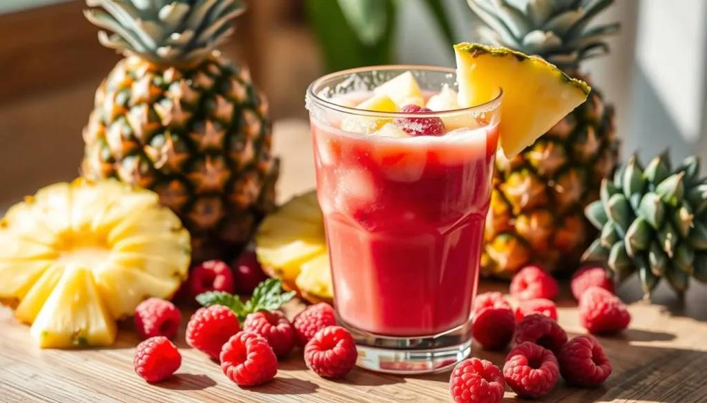 pineapple raspberry smoothie