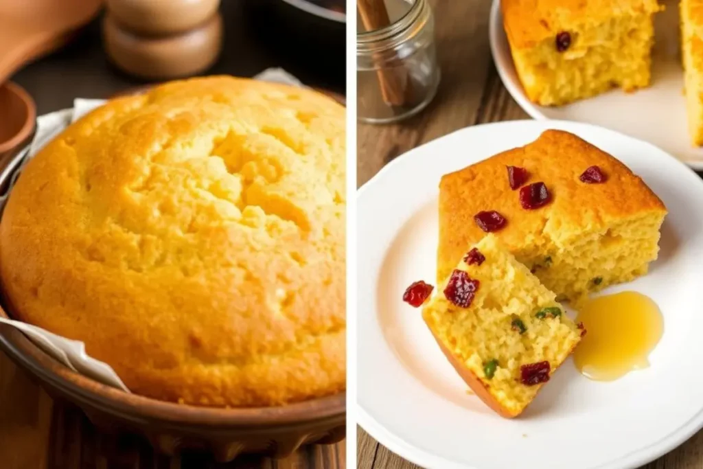 What is the difference between cornbread and southern cornbread