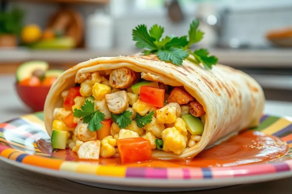 chicken breakfast burrito recipe