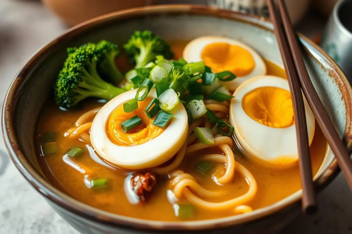 ramen recipe with brocollini