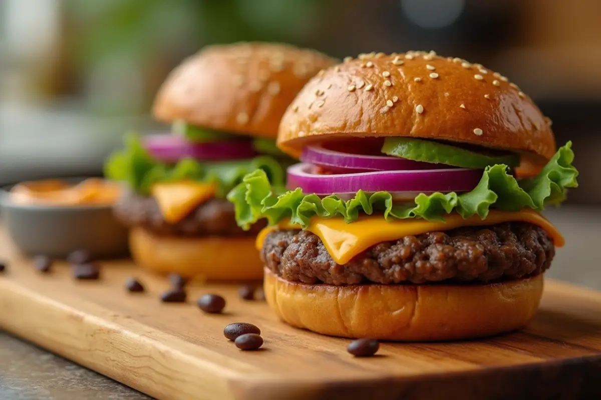 How do you cook Chipotle black bean burgers