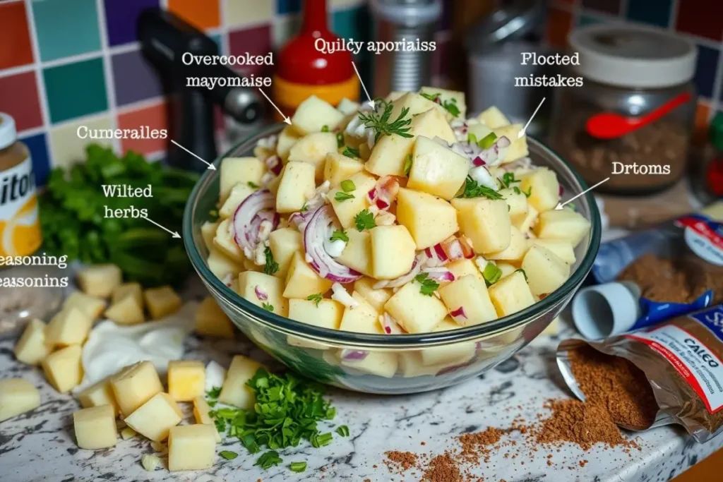 What not to do when making potato salad